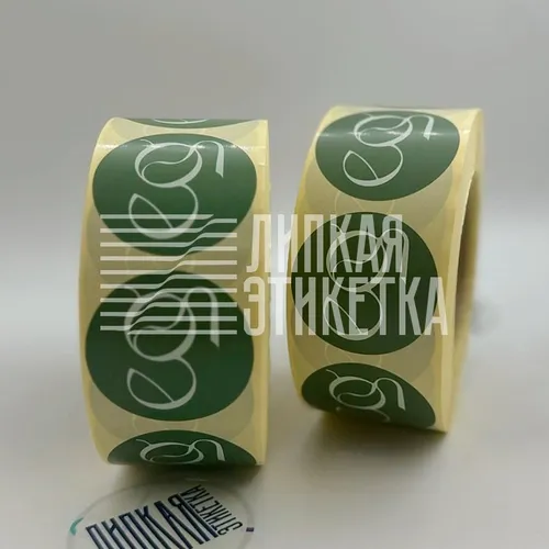 Круглые наклейки