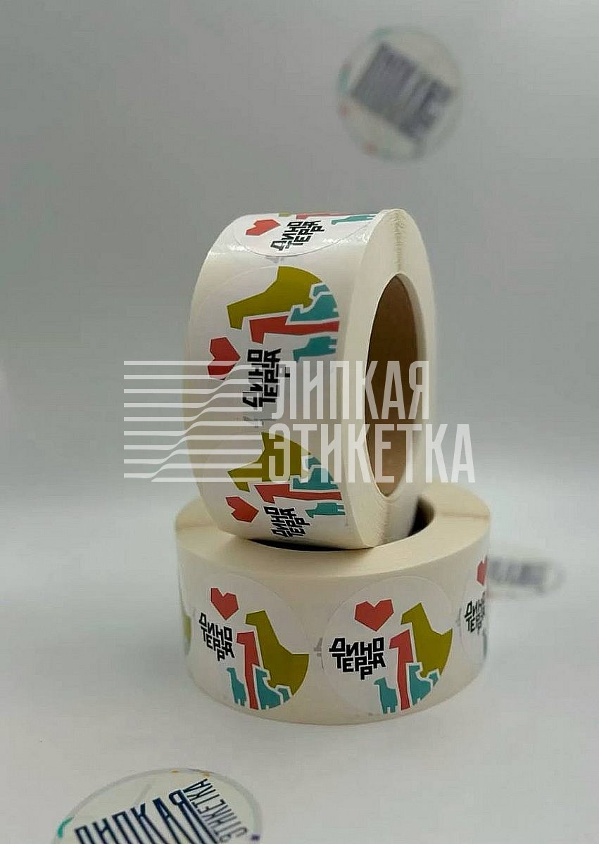 Яркие и функциональные наклейки на белой пленке